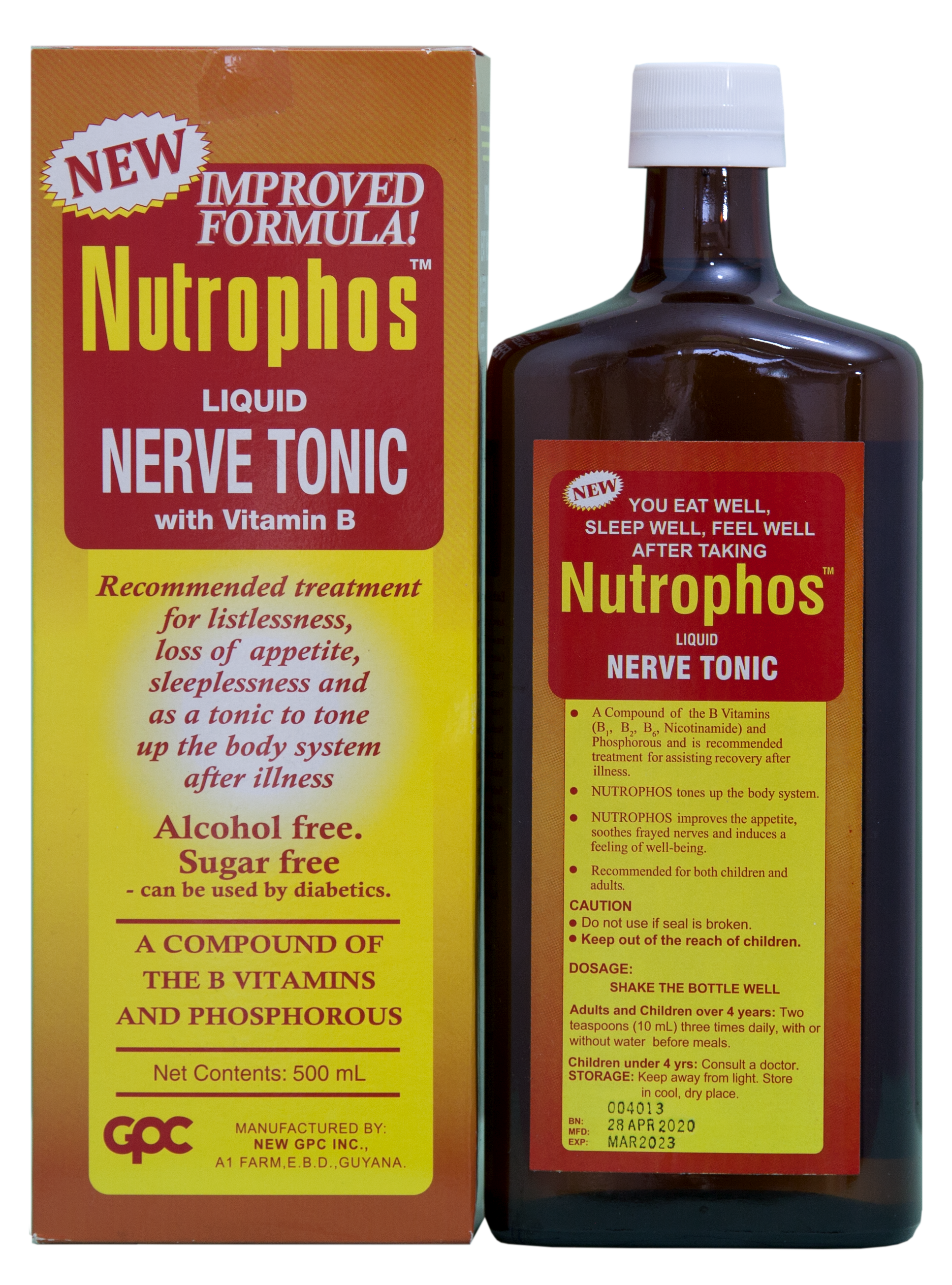 NUTROPHOS LIQUID NERVE TONIC - GPC